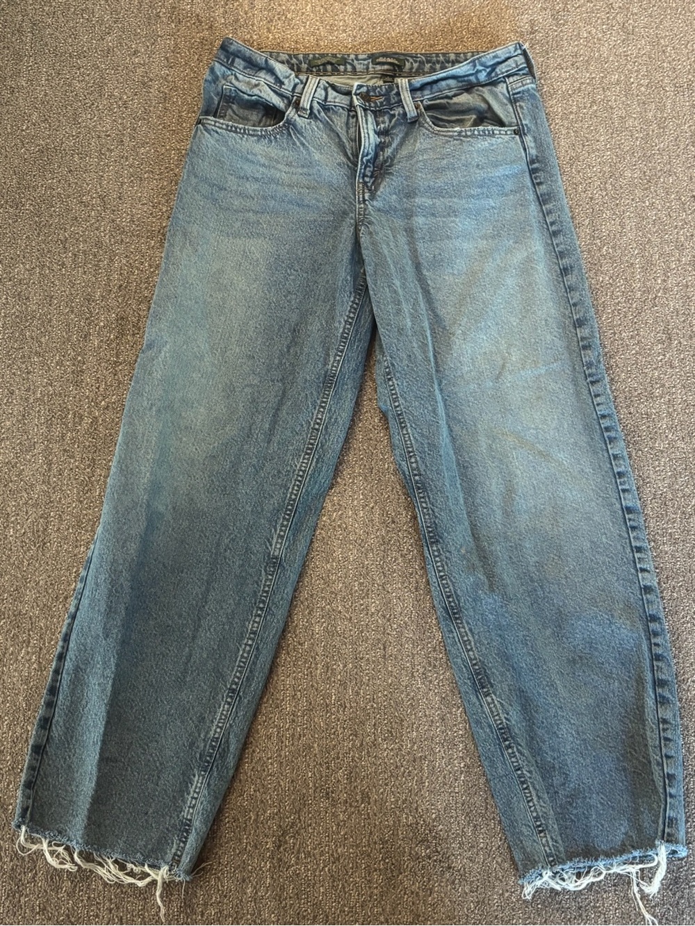 wild fable Blue Boyfriend Wide-Leg Jeans